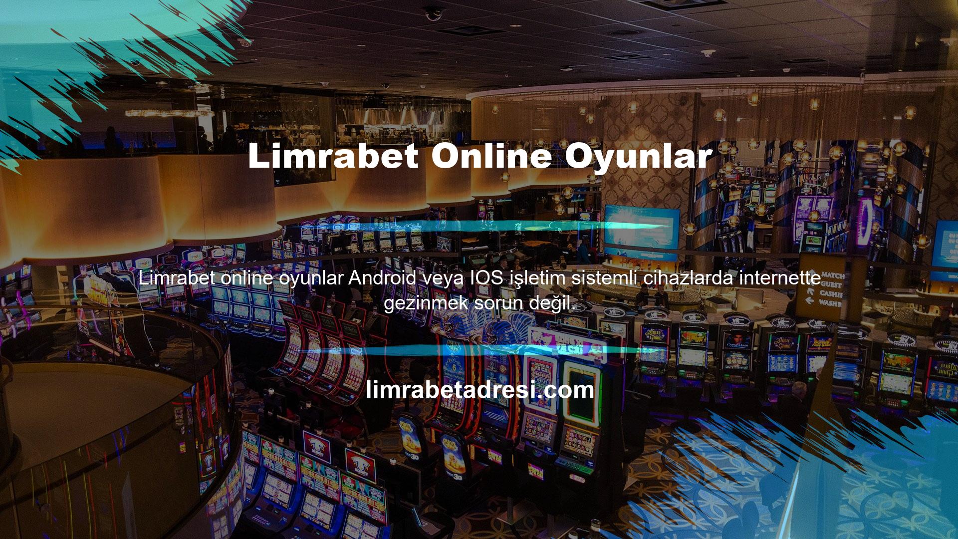 Online oyunlar dünyasında casino oyunları sitesi olan bu şans oyunlarının yani casino oyunlarının Limrabet özel bir dilimin açılmasını gerektirmektedir